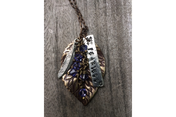 Fearless Statement Pendant - Front