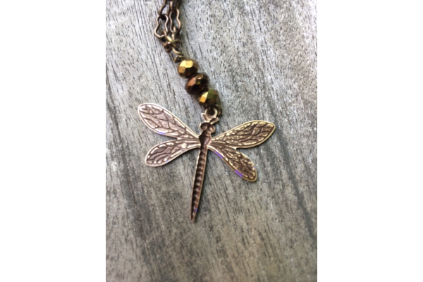 Dragonfly purple - Back