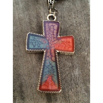 Cross - red/blue/purple